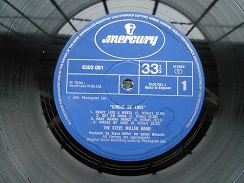 The Steve Miller Band – Circle Of Love - Promotional Copy 1981 Vinyl LP - Mercury 6302061
