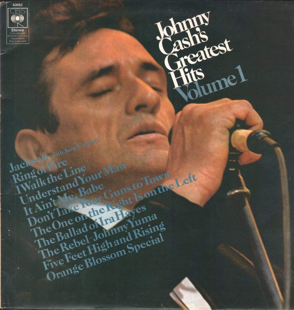 Johnny Cash – Greatest Hits Volume 1 - CBS – S 63062