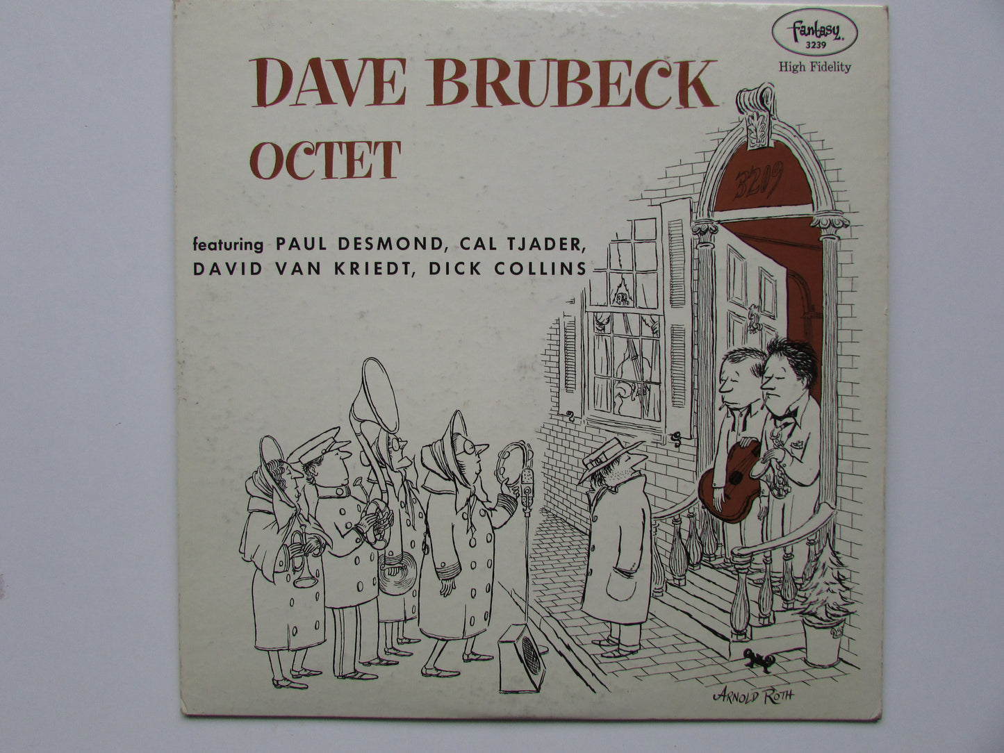 Dave Brubeck Octet - Red Coloured Vinyl - Vinyl LP 1956 - Fantasy 3-239