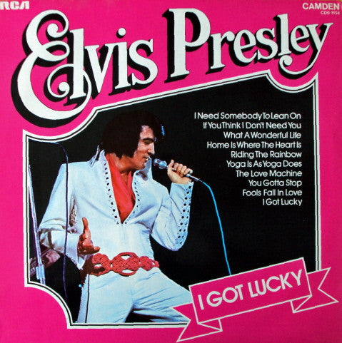 Elvis Presley – I Got Lucky - RCA Camden – CDS 1154