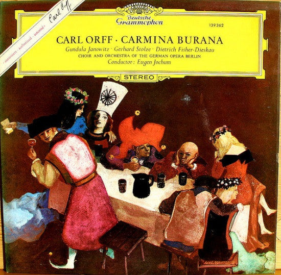 Carl Orff, Carmina Burana - Deutsche Grammophon – 139362