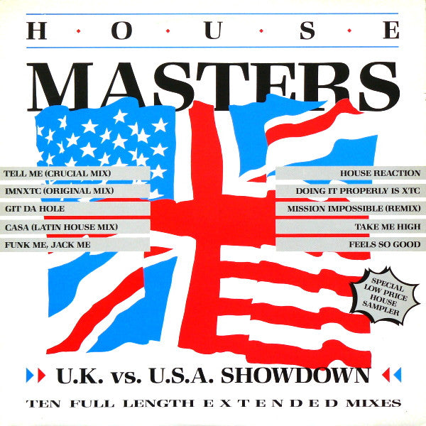 Various – House Masters - UK vs. USA Showdown - Kool Kat – KL1