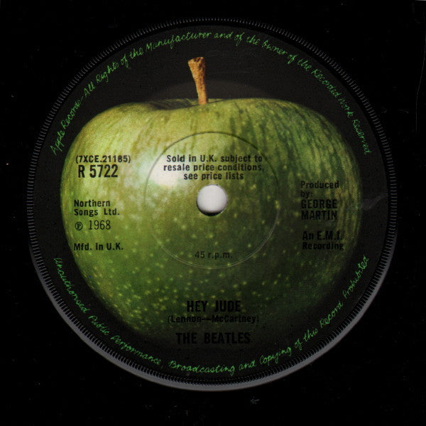 The Beatles - Hey Jude / Revolution - 7" Vinyl Apple Records - R 5722