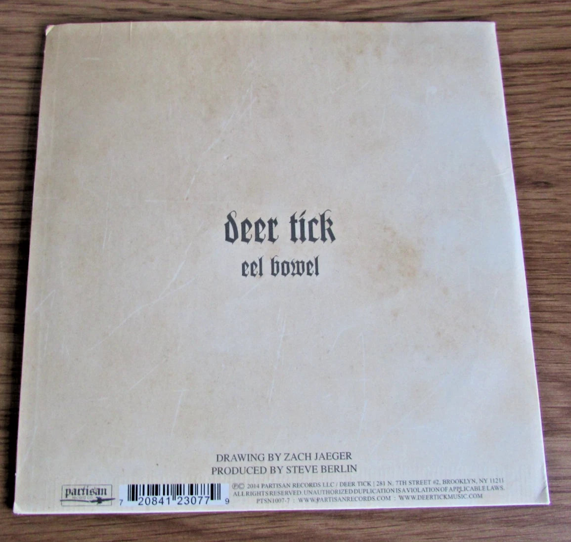 Deer Tick - Eel Bowel - 7" - Partisan Records 2014
