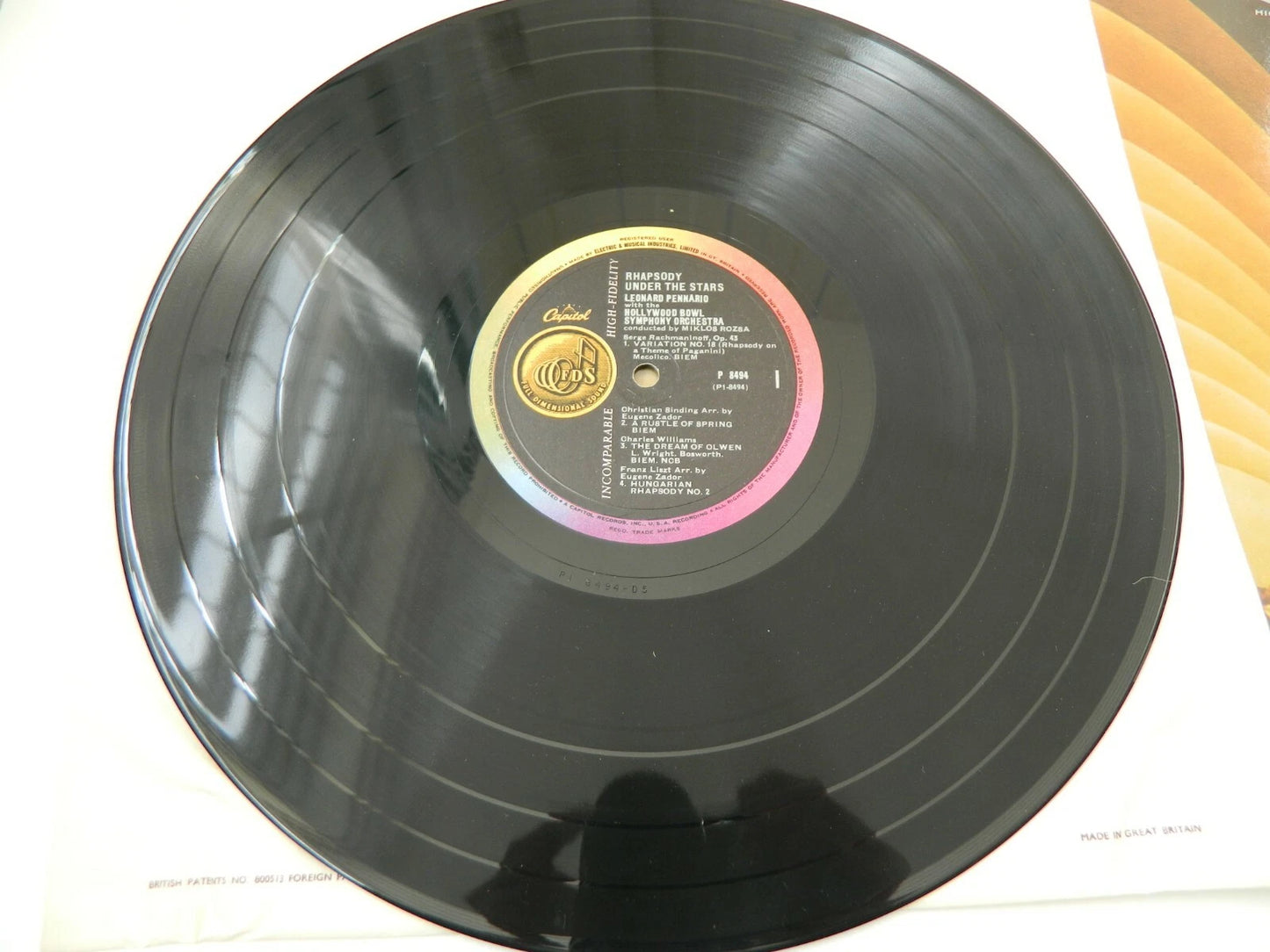 Rhapsody Under The Stars - Leonard Pennario - Vinyl LP - Capitol P8494