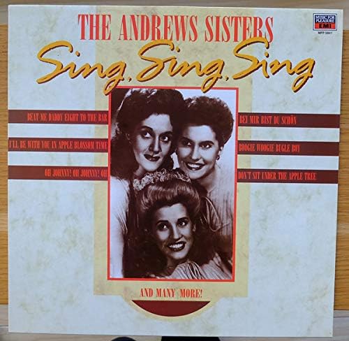 The Andrews Sisters – Sing, Sing, Sing - Music For Pleasure – MFP 5841