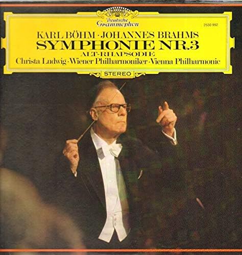 Symphonie Nr.3 F-dur op.90, Alt-Rhapsodie c-moll op. 53 - Deutsche Grammophon – 2530-992