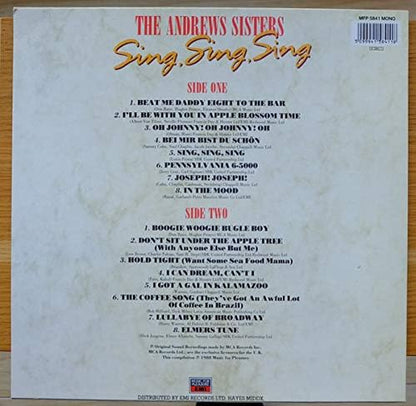 The Andrews Sisters – Sing, Sing, Sing - Music For Pleasure – MFP 5841