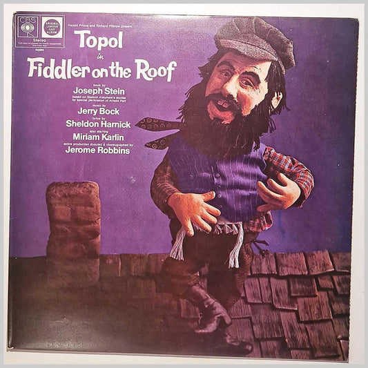 Soundtrack – Fiddler On The Roof, Topol. Original London Cast. - VINYL LP-  CBS70030.