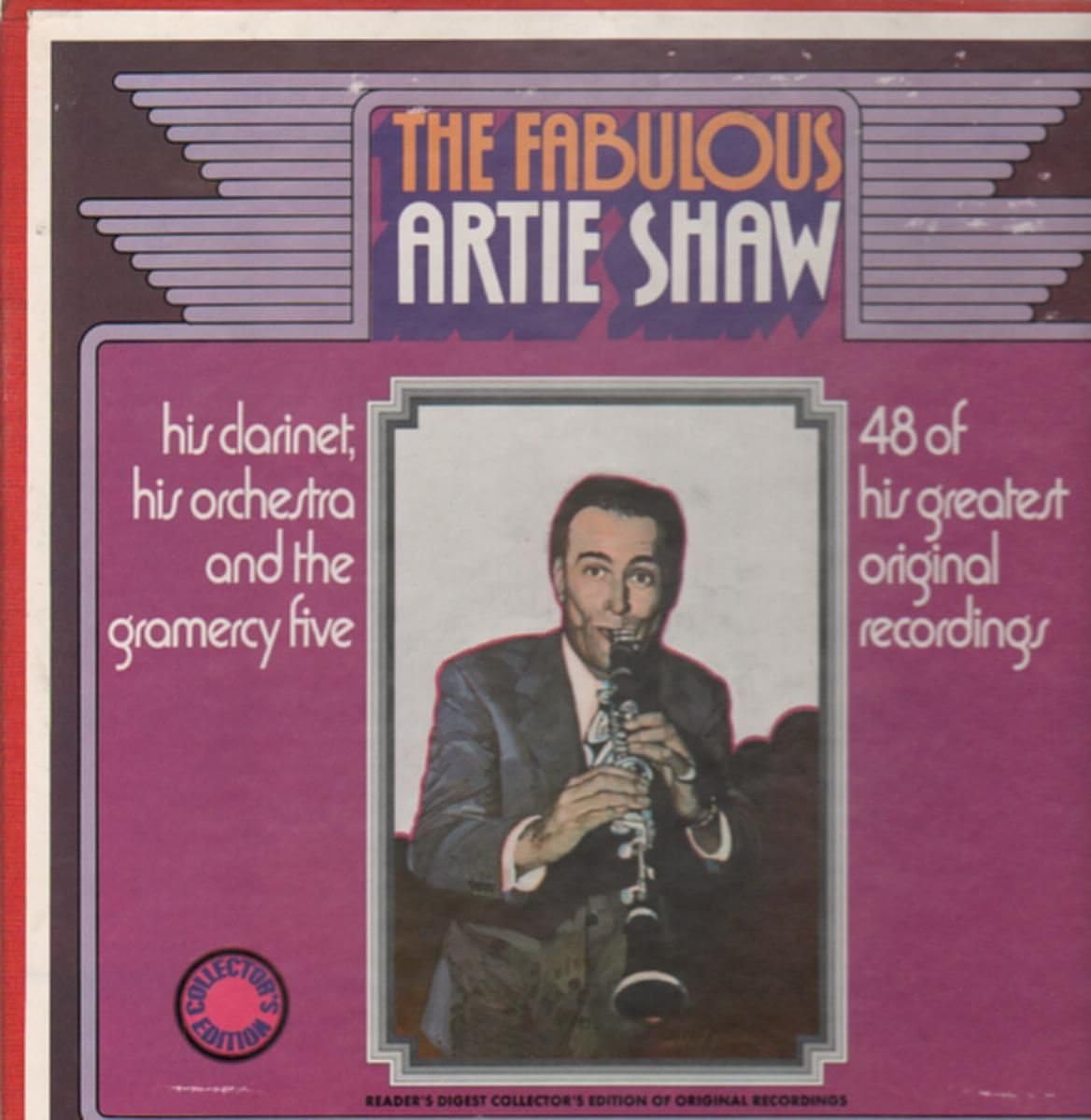 Artie Shaw - The Fabulous Artie Shaw - 4xLP Box Set - Readers Digest GFAS-4A