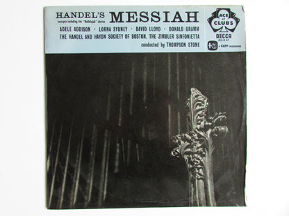 Handel's Messiah inc Hallelujah - cond by Thompson Stone, LP Vinyl Decca ACL-R67