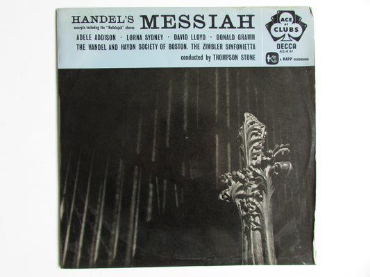 Handel's Messiah inc Hallelujah - cond by Thompson Stone, LP Vinyl Decca ACL-R67