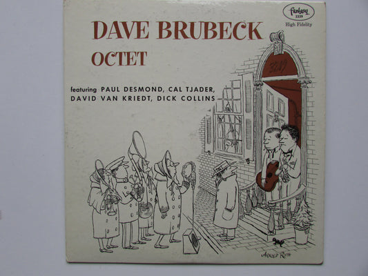 Dave Brubeck Octet - Red Coloured Vinyl - Vinyl LP 1956 - Fantasy 3-239