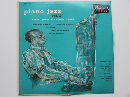 Piano Jazz Vol. 2: Barrel House And Boogie Woogie - Vinyl LP - Brunswick BL54015