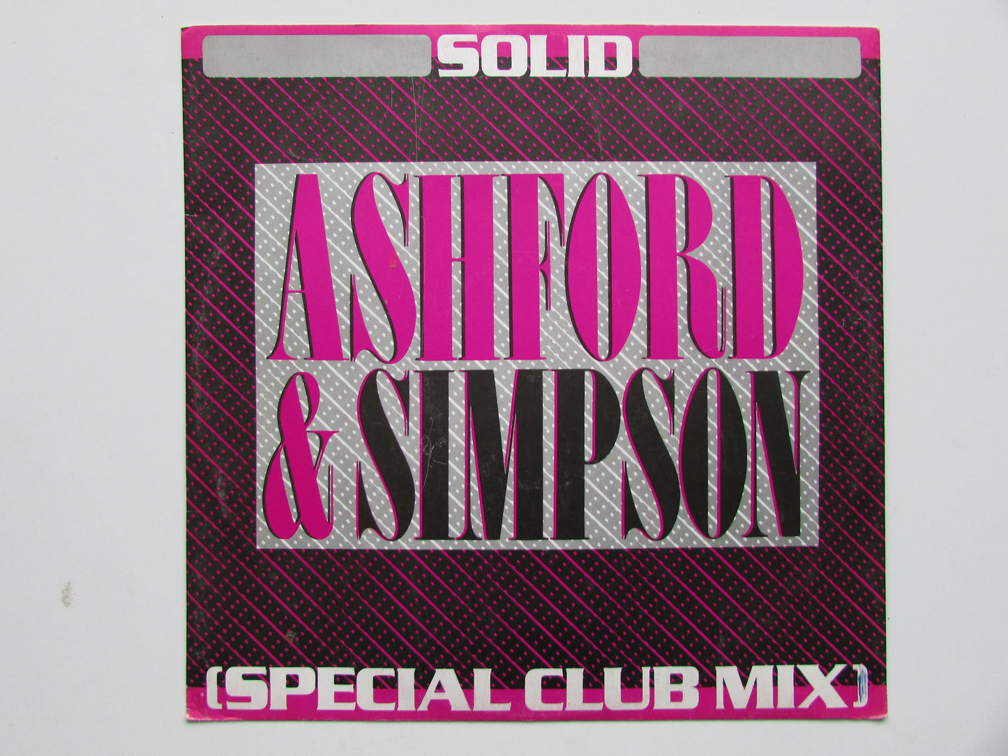 Ashford & Simpson – Solid (Special Club Mix) - 12" Vinyl - Capitol – 12CL 345