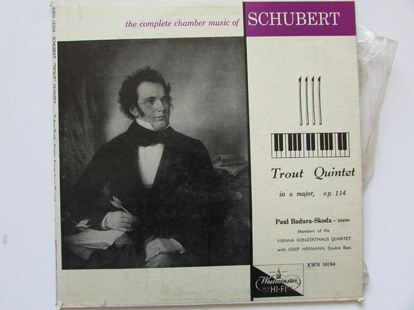 Schubert, Trout Quintet In A Major, Op. 114 - Vinyl LP - XWN18264
