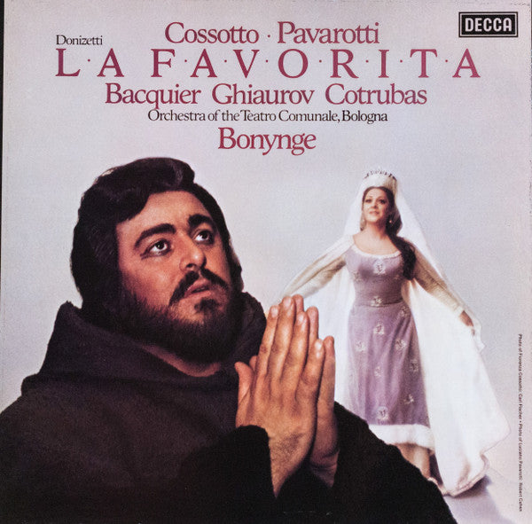 La Favorita - 3 LP Vinyl Box Set - Donizetti, Cossotto, Pavarotti - Decca – D96D 3