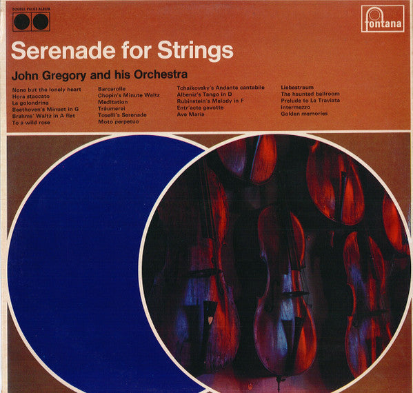 John Gregory And His Orchestra – Serenade For Strings - Fontana – DTL.204