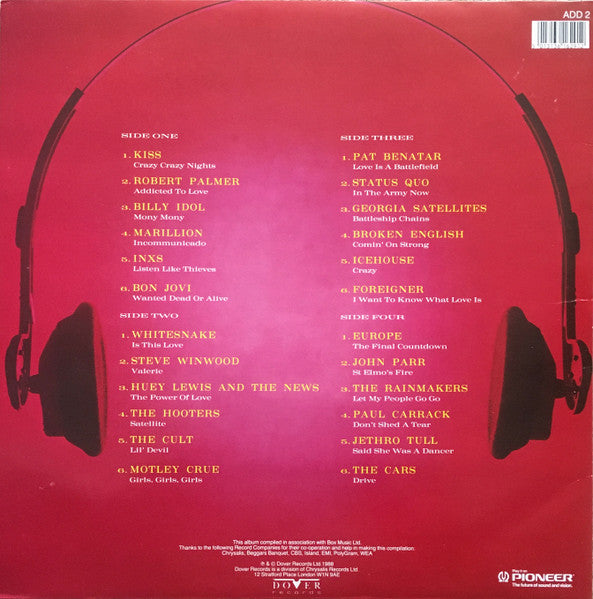 Various – The Chart Show - Rock The Nation - Dover Records – ADD 2