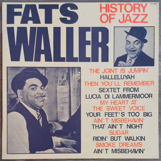 Fats Waller - History Of JAZZ - Vinyl LP
