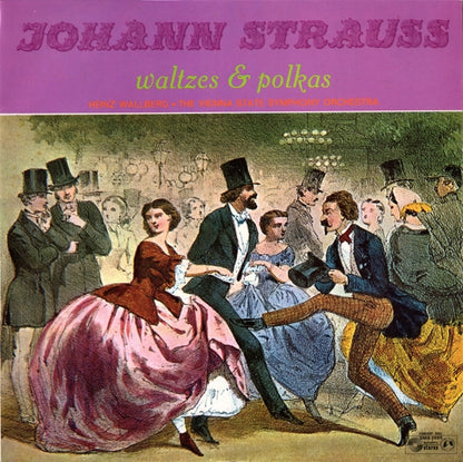 Johann Strauss - Heinz Wallberg The Vienna State Symphony Orchestra – Waltzes & Polkas, Concert Hall – SMSA 2595