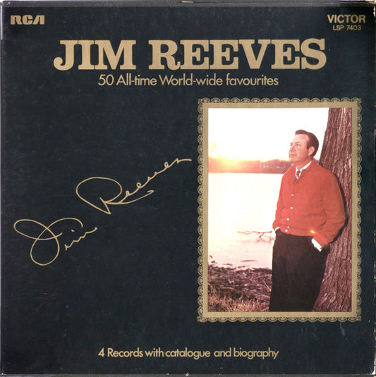 Jim Reeves – 50 All-Time World-Wide Favourites - 4LP Vinyl Box Set - RCA Victor – LSP 7403