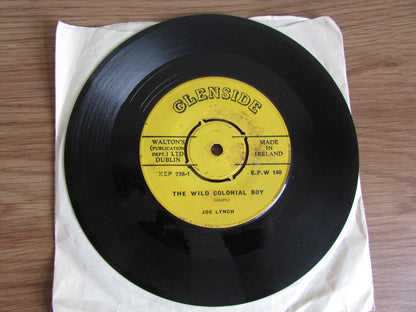 JOE LYNCH - THE WILD COLONIAL BOY / REILLY'S GATE IRISH GLENSIDE EPW140 7"
