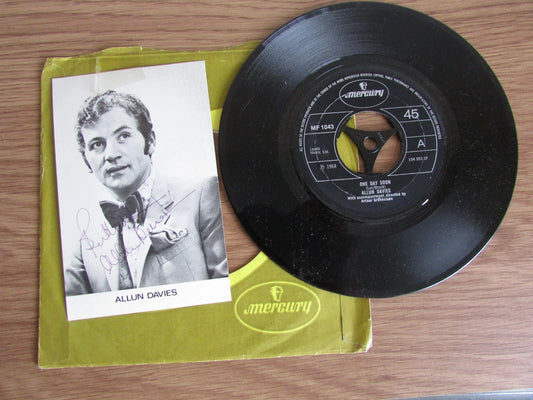 Allun Davies - One Day Soon / Pretend You... - 7"  + SIGNED Photo! Mercury MF1043 1968