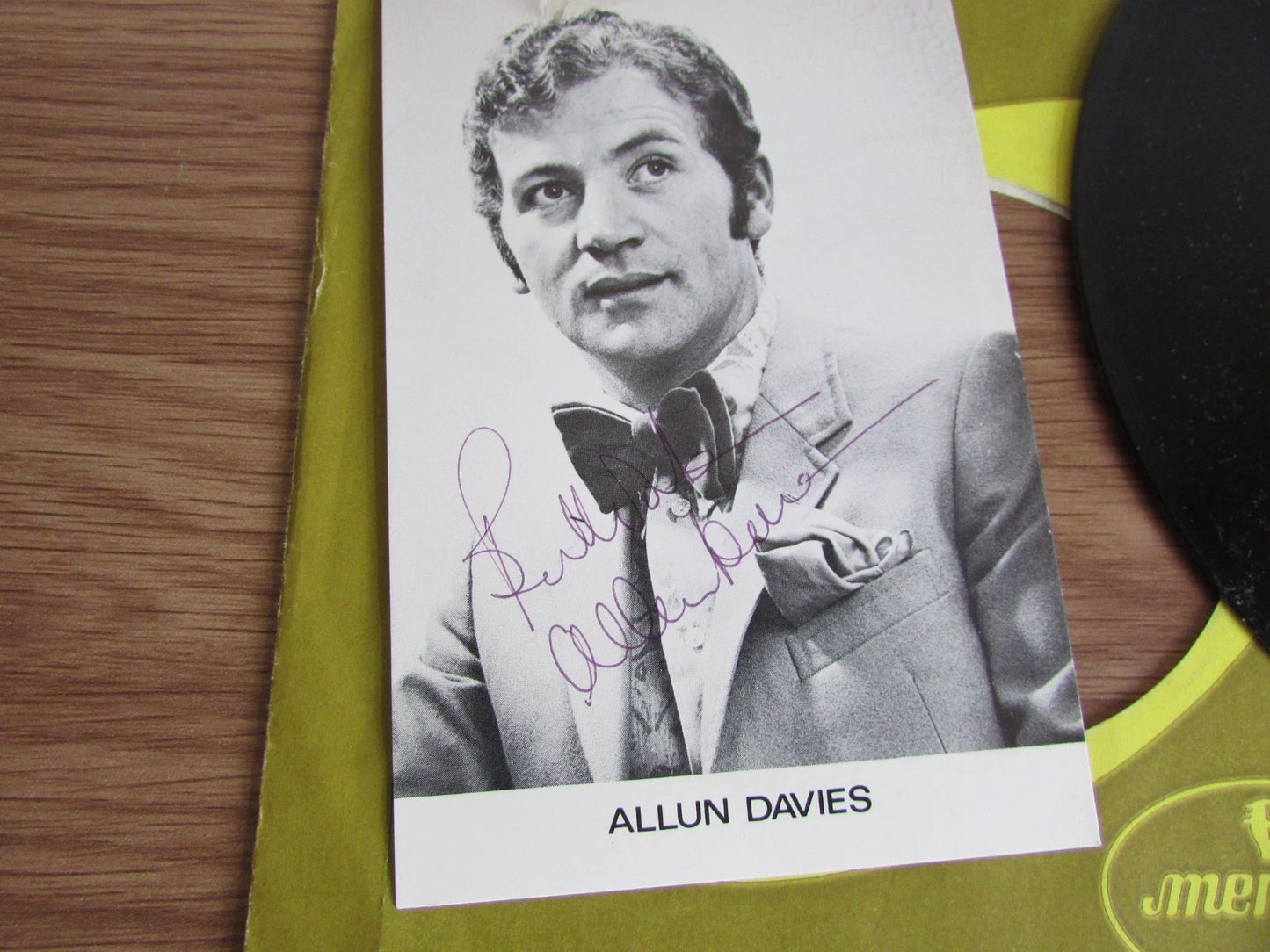 Allun Davies - One Day Soon / Pretend You... - 7"  + SIGNED Photo! Mercury MF1043 1968