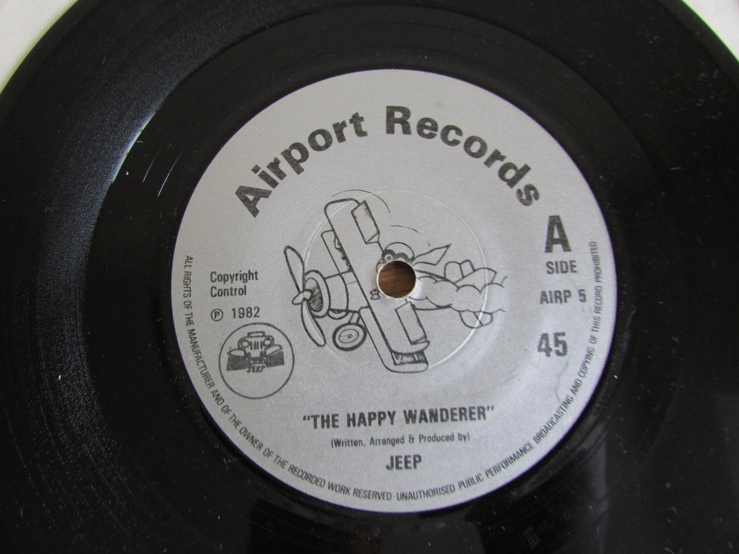 JEEP - The Happy Wanderer / Do It Right ~ 7" Single - Airport AIRP5
