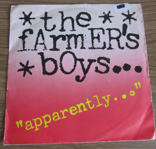 The Farmer's Boys, Apparently / Uncle Freddie EMI FAB 1. 1984. 7" PROMO