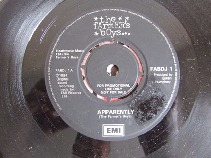 The Farmer's Boys, Apparently / Uncle Freddie EMI FAB 1. 1984. 7" PROMO