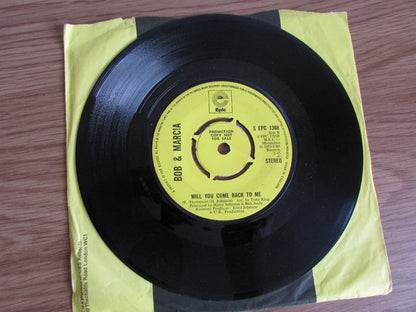 Bob & Marcia - Let's Be Friends 1973 PROMO 7" Reggae - Epic S EPC 1308
