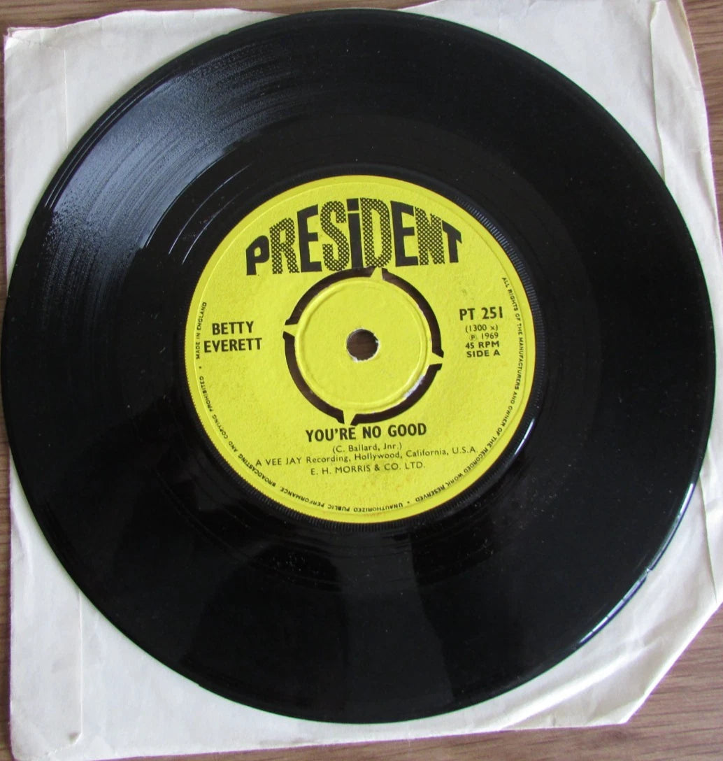 Betty Everett - You're No Good / Hands Off, 1969 - 7" Single PT251