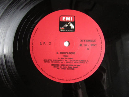 VERDI IL TROVATORE - CORELLI, TUCCI, MERRILL - THOMAS SCHIPPERS 3x Vinyl Box Set