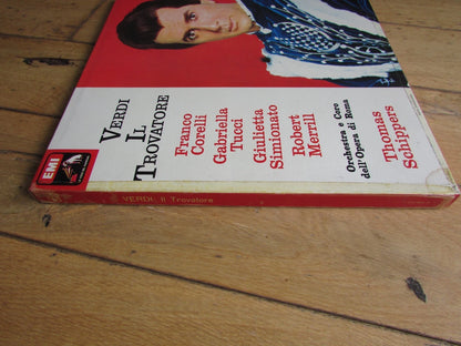 VERDI IL TROVATORE - CORELLI, TUCCI, MERRILL - THOMAS SCHIPPERS 3x Vinyl Box Set