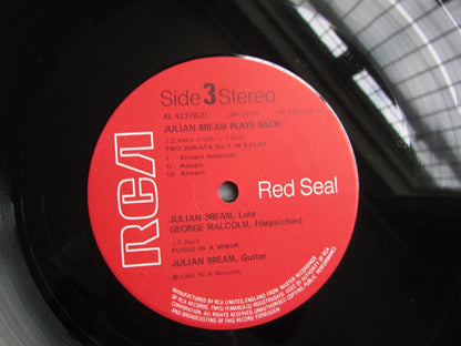 JULIAN BREAM PLAYS BACH 2LP BOX SET - RCA RED SEAL RL42378