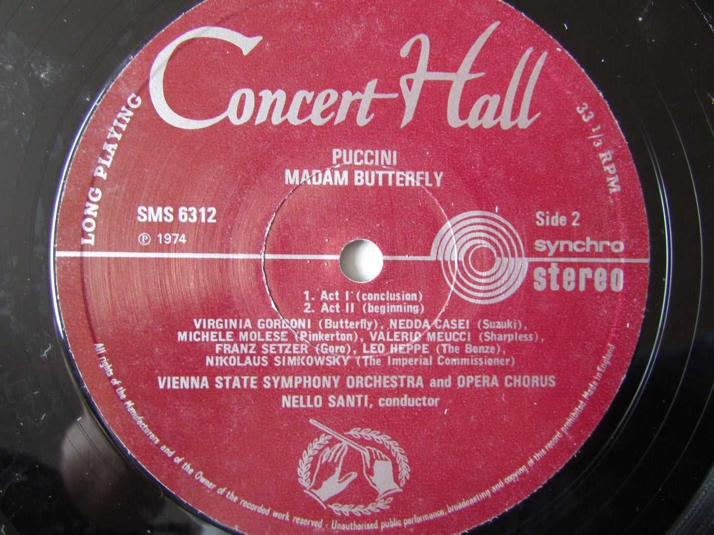 The Magic World of Opera 6x LP Vinyl Box Set,  Puccini - Concert Hall