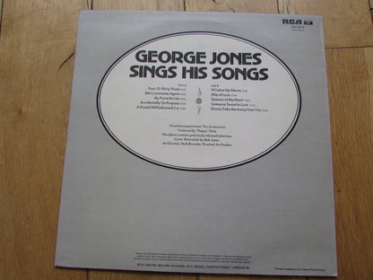 GEORGE JONES "SINGS HIS SONGS" - VINYL RECORD LP - RCA LSA 3216