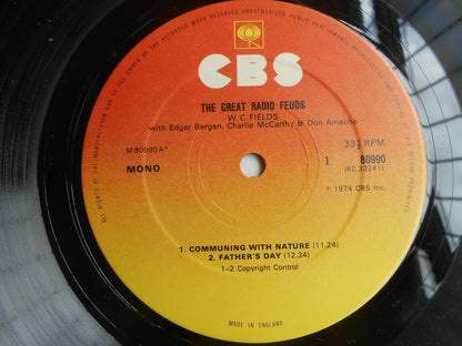 W.C. FIELDS The Great Radio Feuds - CBS RECORDS 80990 VINYL LP