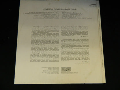 Coventry Cathedral Boys Choir - Choirs of Britain No.2 UK - 12" Vinyl - CMS1006