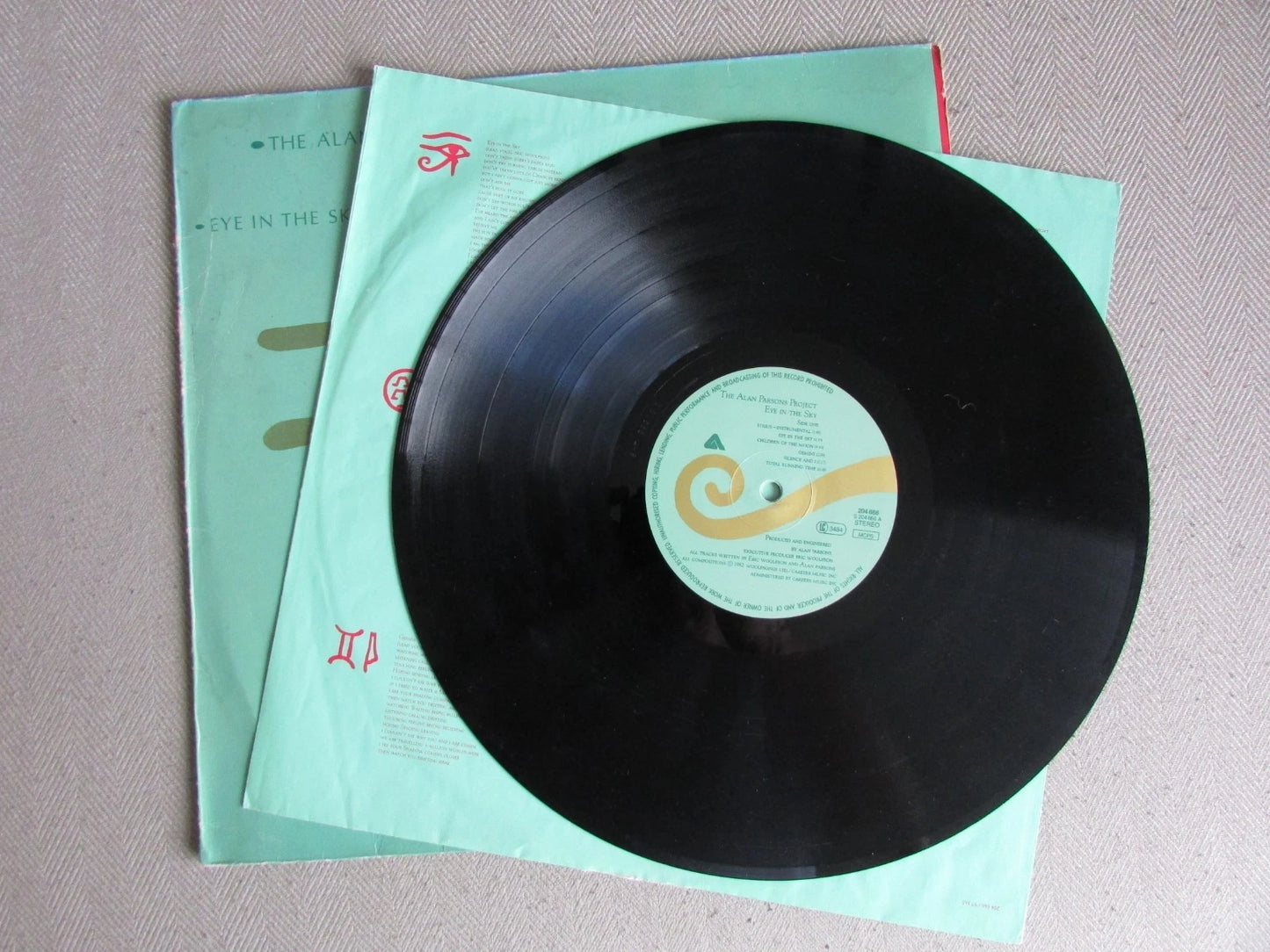 The Alan Parsons Project - Eye in the Sky - Vinyl LP Record LC 3484 1982 Arista.