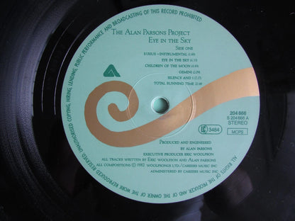 The Alan Parsons Project - Eye in the Sky - Vinyl LP Record LC 3484 1982 Arista.