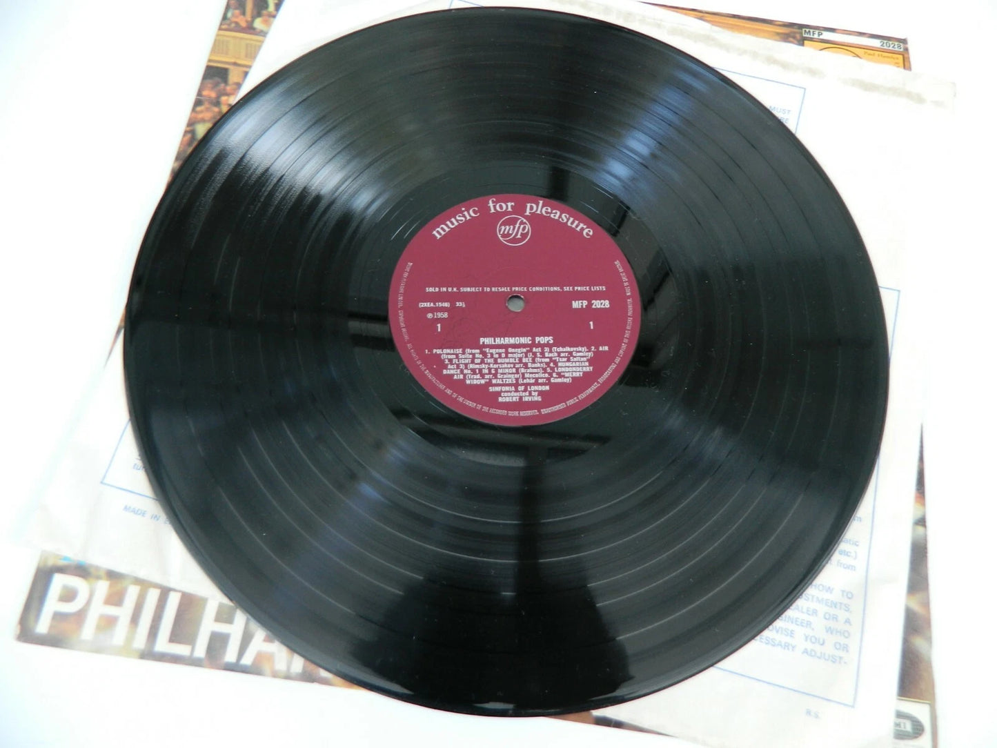 ROBERT IRVING Presents Philharmonic Pops LP 12" Vinyl - MFP 2028