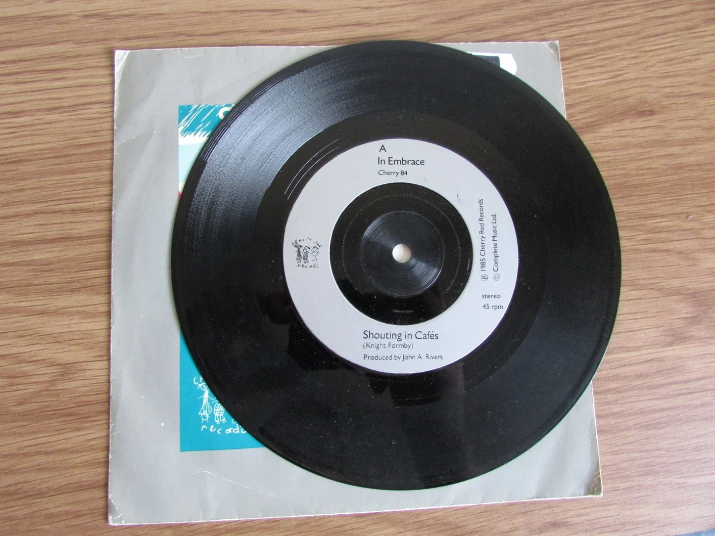 In Embrace – Shouting In Cafés / Chocolates For Breakfast - 7"