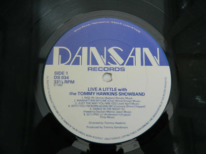 Live A Little With The Tommy Hawkins Showband -12" VINYL LP DS034