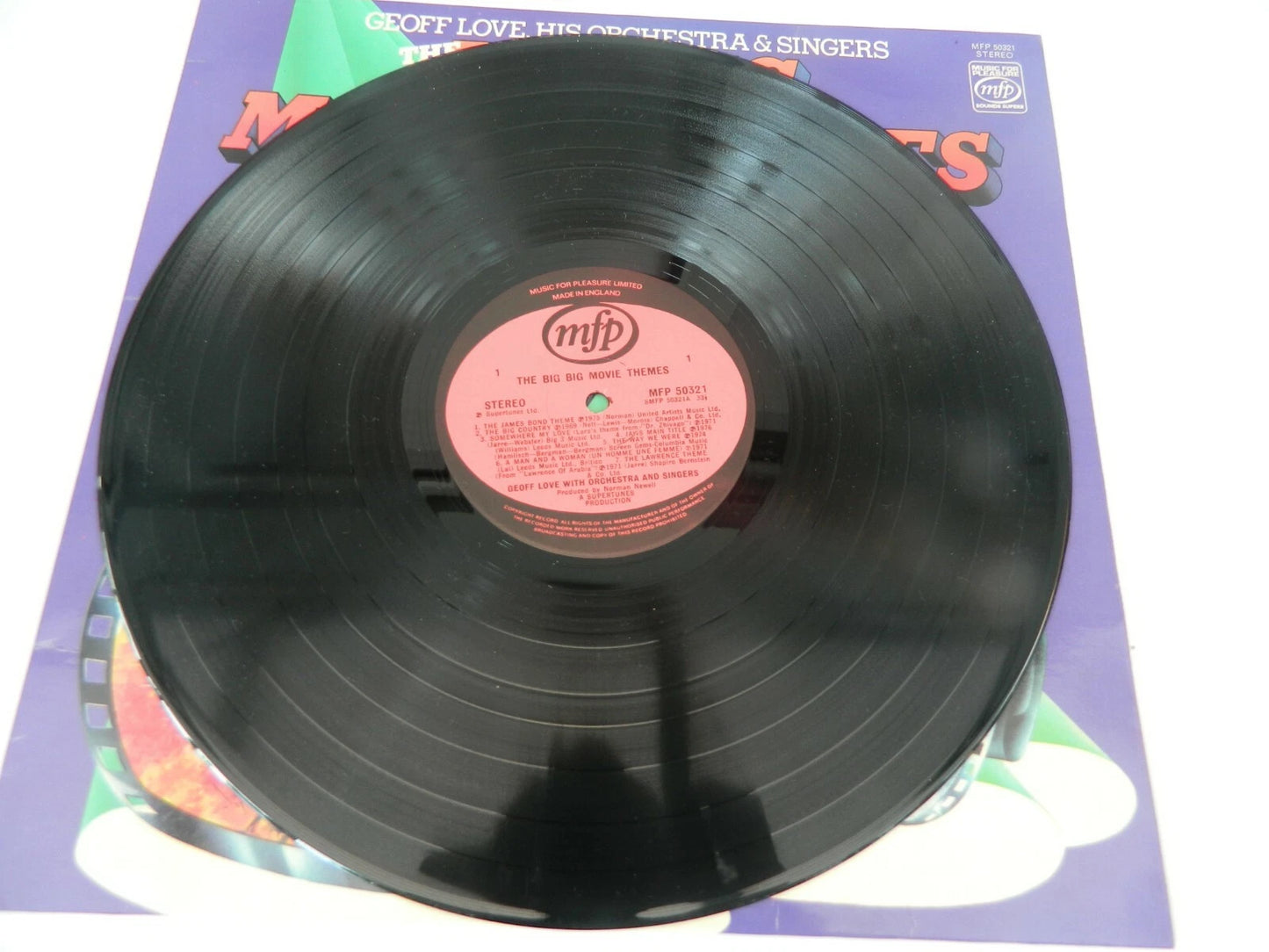 Geoff Love His Orchestra & Singers The Big Big Movie Themes - Vinyl MFP50321