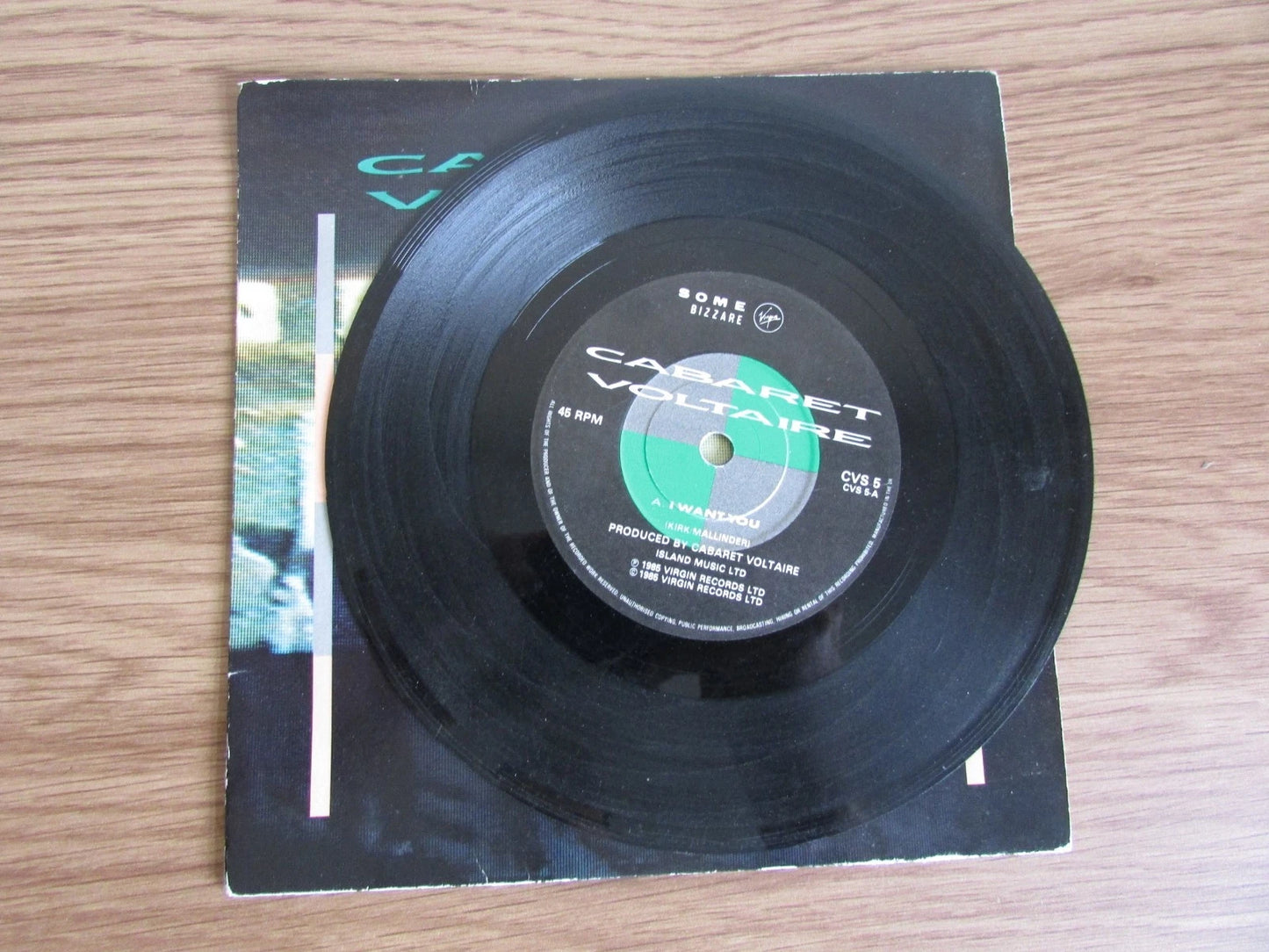 Cabaret Voltaire - I Want You / Drink Your Poison 7" CVs5