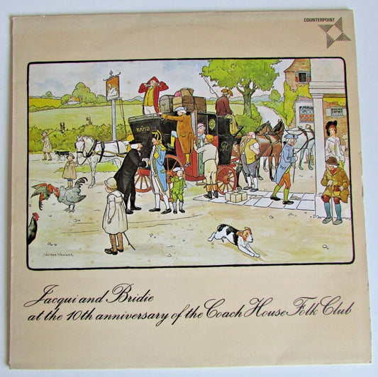 Jacqui And Bridie, 10th Anniversary Of The Coach House Folk Club LP ** SIGNED ** Counterpoint CPT997