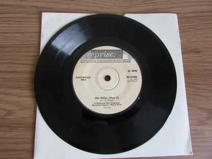 Fleetwood Mac, Oh Well Part 1 & 2 Vinyl Record 7" Single, 1969, Reprise RS 27000